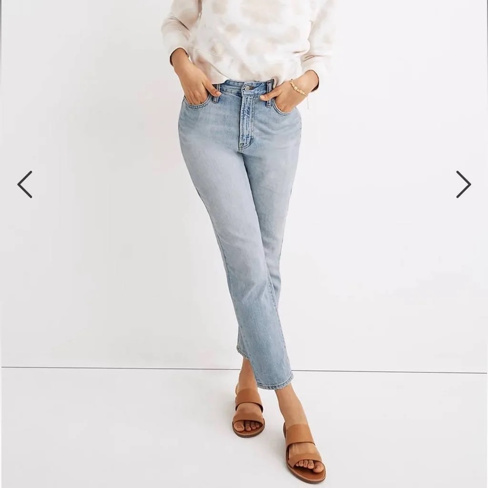 Madewell curvy perfect vintage jeans in Fitzgerald wash, 31P